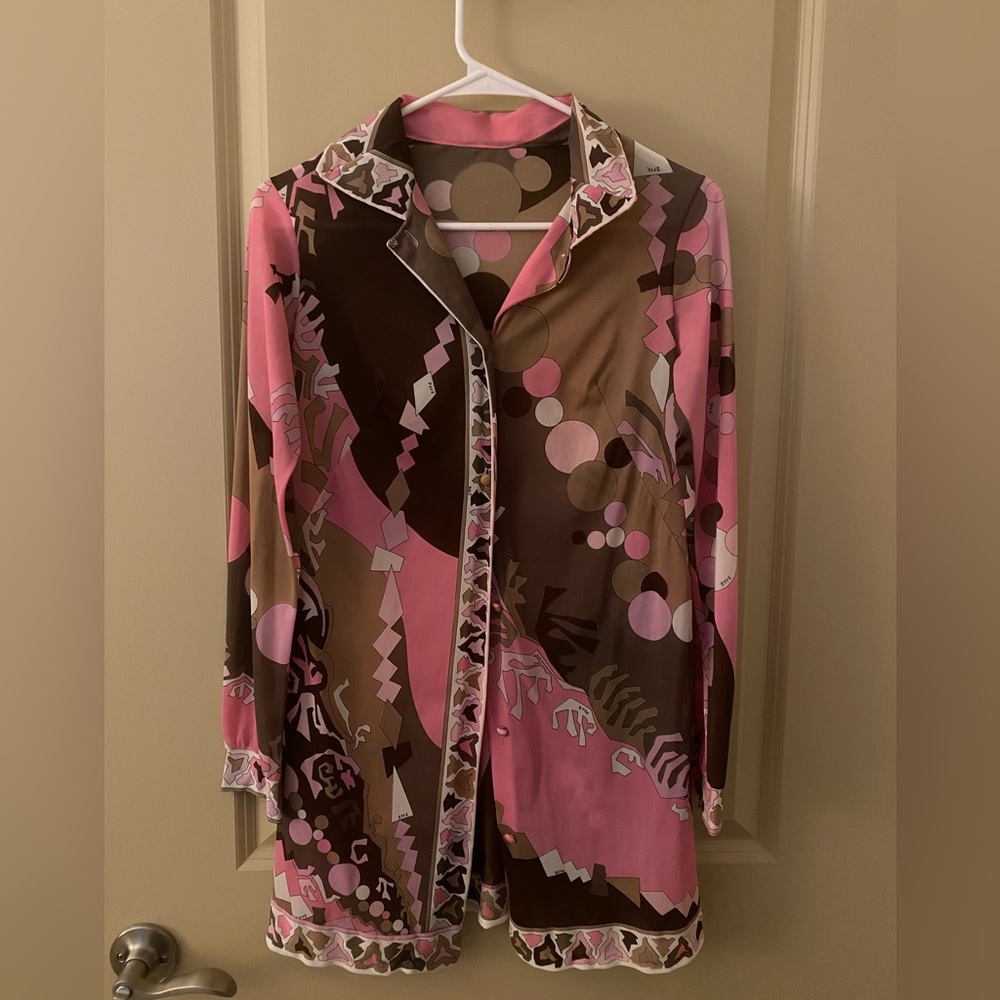 Emilio Pucci For Formfit Rogers Lingerie Chemise